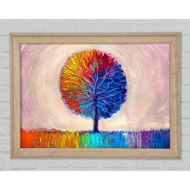 Lone Tree Rainbow - Print Rosalind Wheeler Size: 21cm H x 29.7cm W x 1.5cm D on Productcaster.