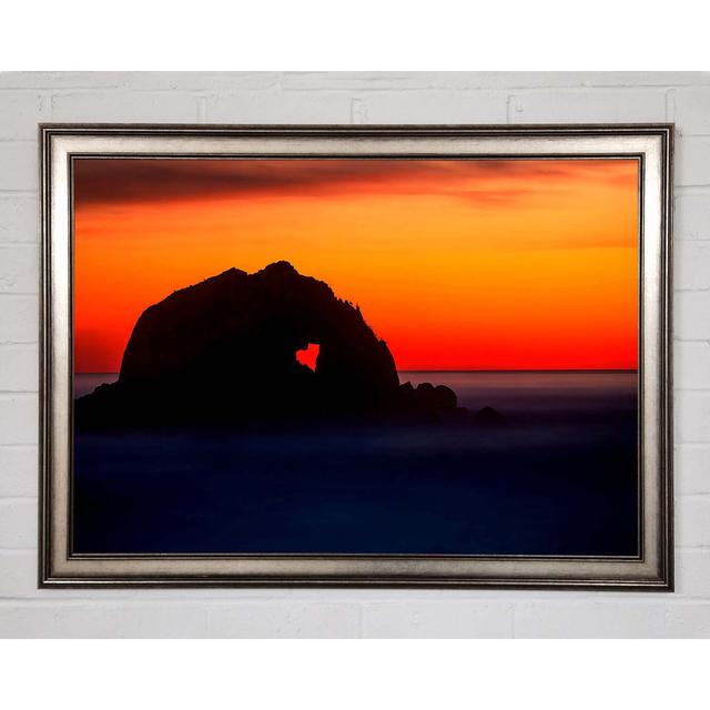 In Love With The Ocean - Single Picture Frame Art Prints Highland Dunes Size: 21cm H x 29.7cm W x 1.5cm D on Productcaster.