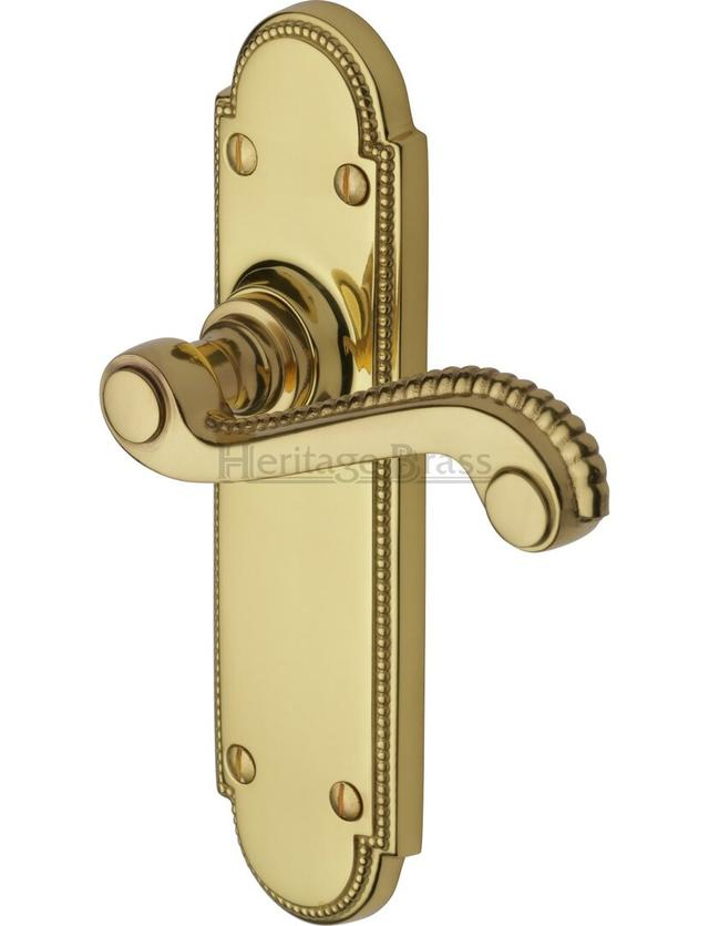 Heritage Brass Door Handle Lever Latch Adam Design (Set of 2) Heritage Brass on Productcaster.