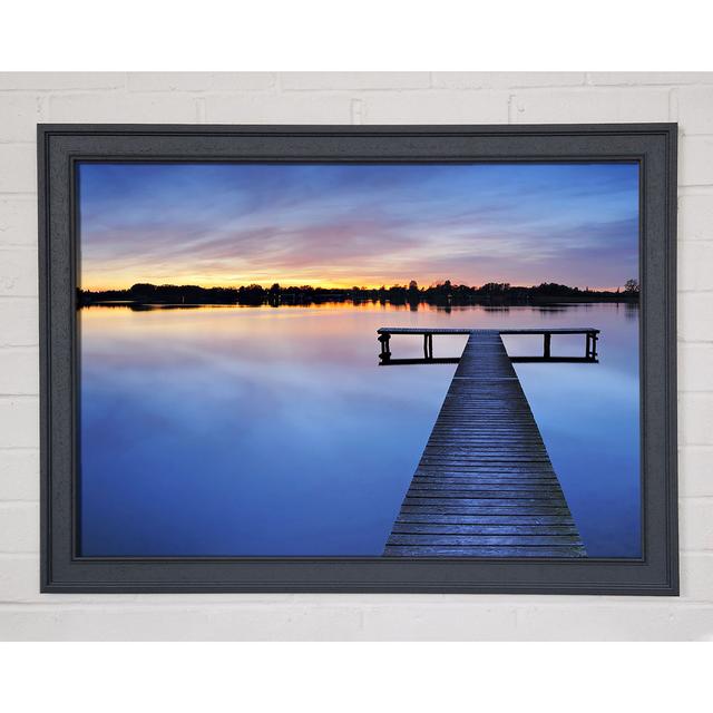 Calmness of Water - Single Picture Frame Art Prints Highland Dunes Size: 29.7cm H x 42cm W x 1.5cm D on Productcaster.