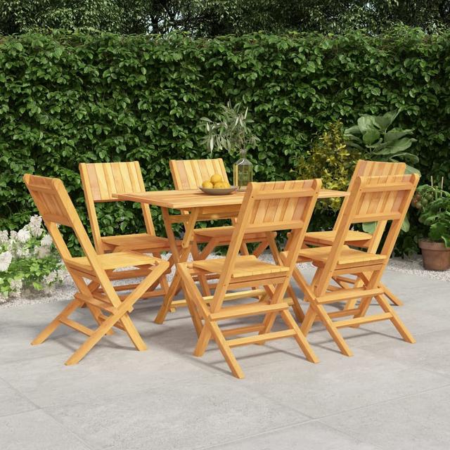 Chavanon Rectangular 6 - Person 120Cm Long Teak Dining Set Ophelia & Co. on Productcaster.