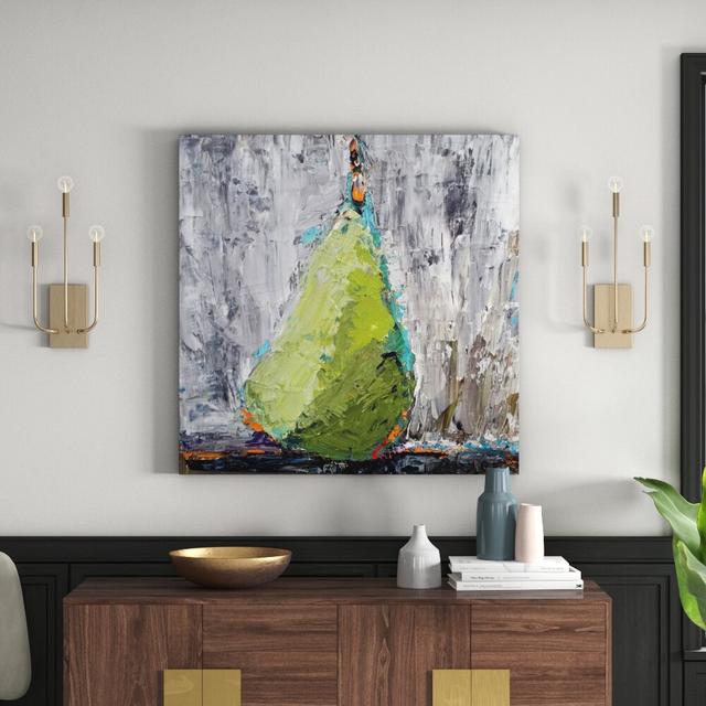 'Pear-pose' Painting Print on Wrapped Canvas East Urban Home Size: 101cm H x 101cm W x 3.81cm D on Productcaster.