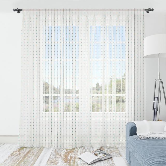 Gardinen-Set Joswick Tulle mit Tunnelzug, transparent (Set of 2) East Urban Home Vorhanggröße: 274 cm B x 220 cm L on Productcaster.