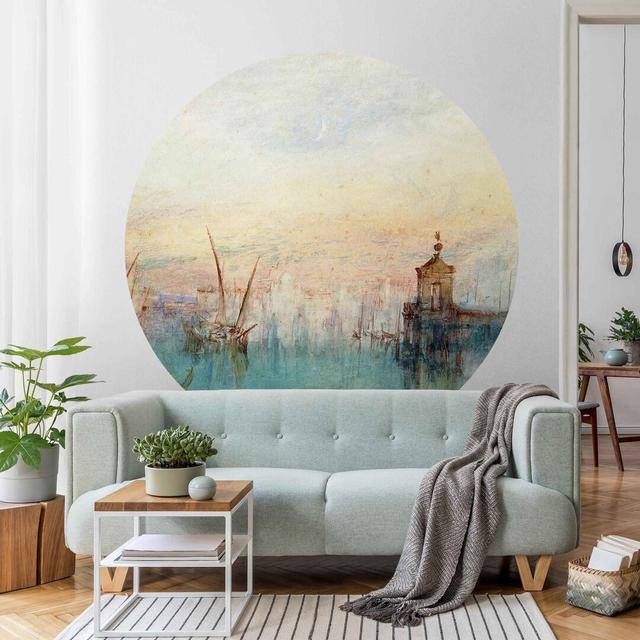 Bastien Matte Peel & Stick Mural Longshore Tides Size: 225cm L x 225cm W on Productcaster.