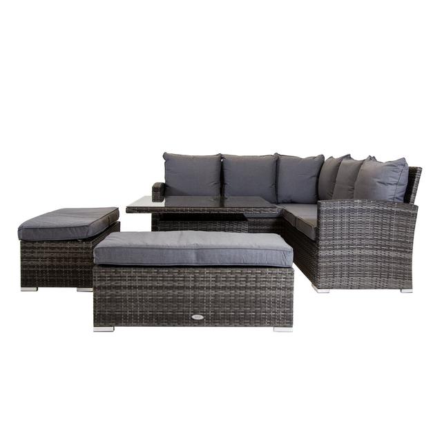 Moskell Wicker 8 - Person Garden Lounge Set with Cushions Dakota Fields on Productcaster.