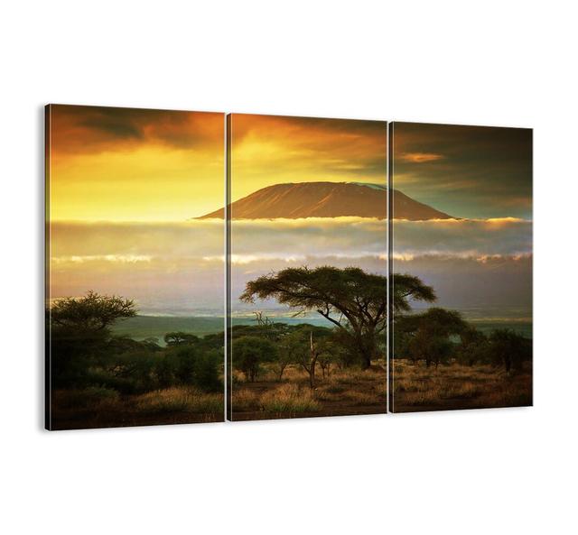 A Traveler's Dream - 3 Piece Unframed Photograph Print Set on Canvas Union Rustic Size: 110cm H x 165cm W x 1.8cm D on Productcaster.