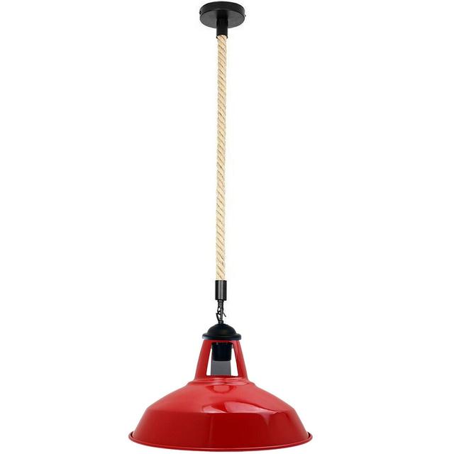 Cates 1 - Light Dome Pendant Longshore Tides Finish: Red on Productcaster.