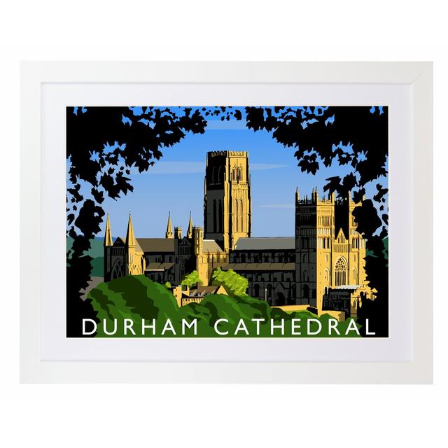 Durham Cathedral by Richard O'Neil - Print East Urban Home Size: 44 cm H x 54 cm W x 2.2 cm D, Format: White Wood Frame on Productcaster.