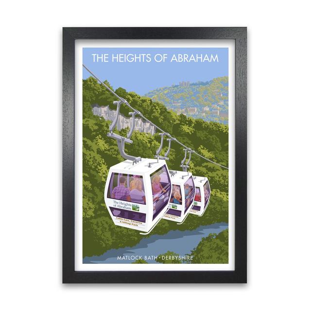 'Derbyshire Heights Of Abraham' Graphic Art East Urban Home Size: 84.1 cm H x 59.4 cm W x 5 cm D, Frame Options: Black on Productcaster.