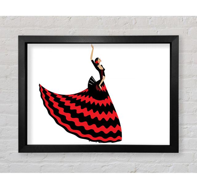 Flamenco 4 - Print Mercer41 Size: 42cm H x 59.7cm W x 3.4cm D on Productcaster.