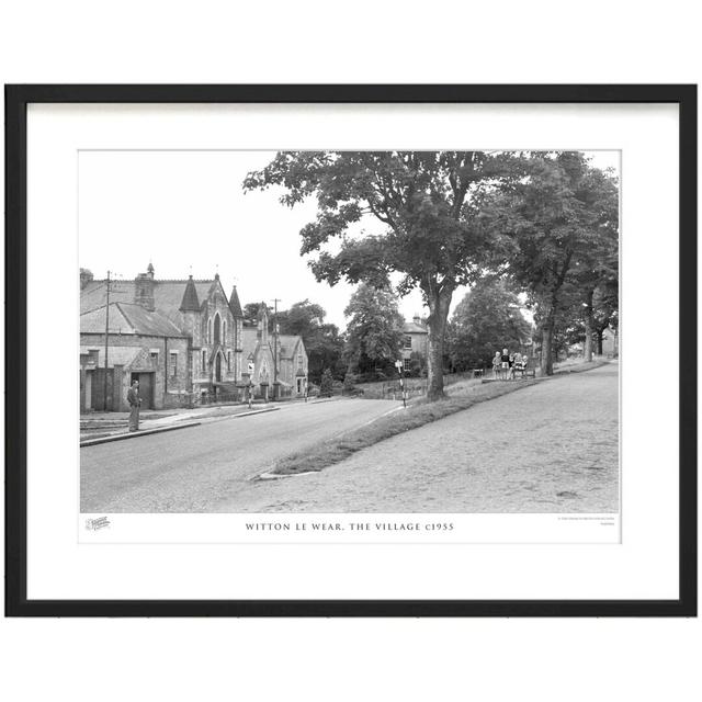 'Witton Le Wear, the Village C1955' by Francis Frith - Picture Frame Photograph Print on Paper The Francis Frith Collection Size: 60cm H x 80cm W x 2. on Productcaster.