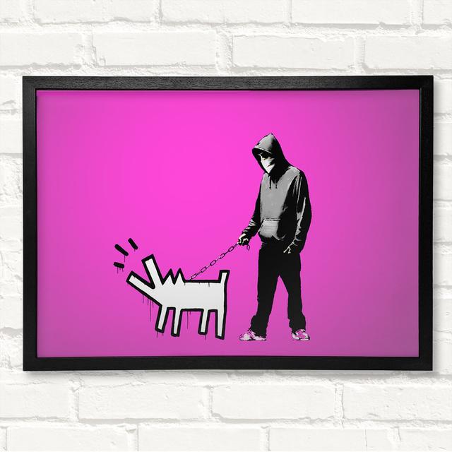 Hoodie with Snapper Pink - Closed Corner Frame Art Prints on Wood Latitude Run Size: 29.7cm H x 42cm W on Productcaster.