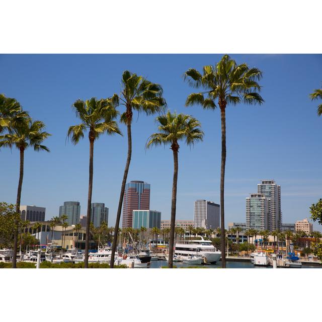 Long Beach California Skyline by Lunamarina - Wrapped Canvas Photograph Bay Isle Home Size: 20cm H x 30cm W x 3.8cm D on Productcaster.