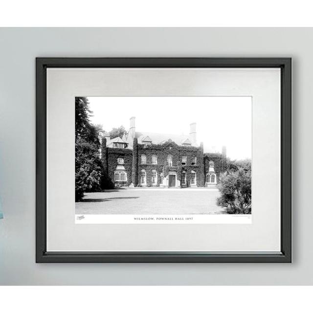 'Wilmslow, Pownall Hall 1897' - Picture Frame Photograph Print on Paper The Francis Frith Collection Size: 45cm H x 60cm W x 2.3cm D on Productcaster.