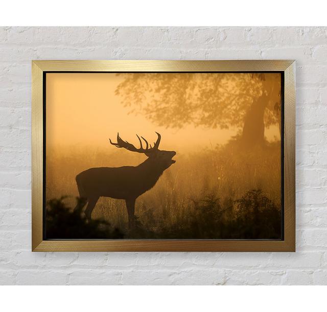 Deer Call - Single Picture Frame Art Prints Bright Star Size: 42cm H x 59.7cm W x 3.4cm D on Productcaster.