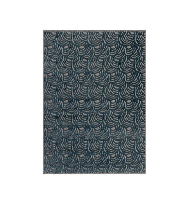 Sekhmet Chiara Blue Rug Ebern Designs Rug Size: Rectangle 200 x 290cm on Productcaster.