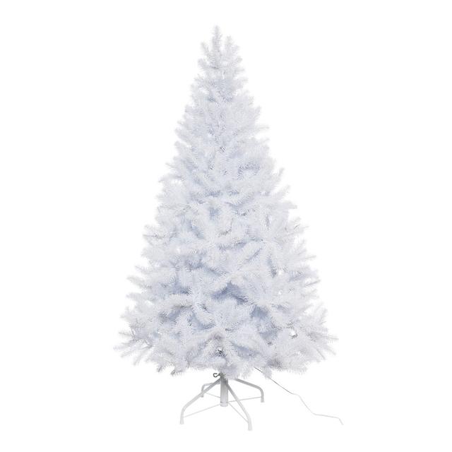 Künstlicher Weihnachtsbaum 150 cm Weiß mit Schneeflocken/Reifbedeckt Die Saisontruhe on Productcaster.