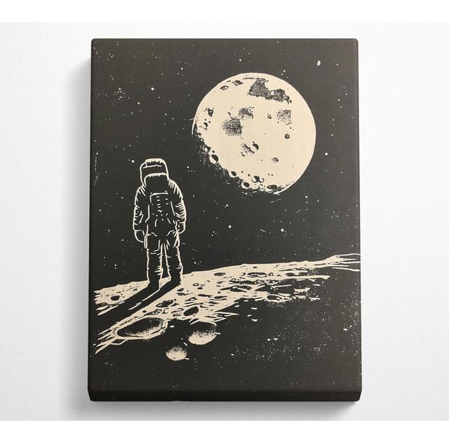 Moon Man - Print Bright Star Size: 142.2cm H x 101.6cm W x 10cm D on Productcaster.