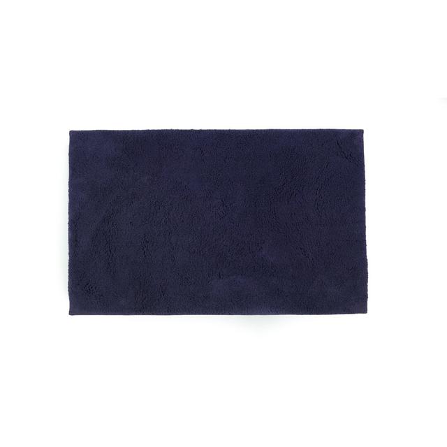 Askey Hotel Deep Pile Bath Mat 17 Stories Colour: Navy Blue on Productcaster.