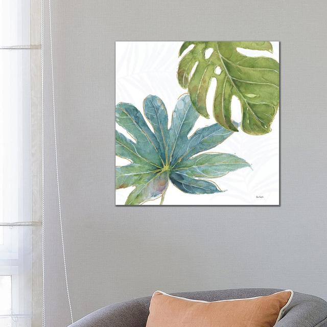 Tropical Blush VII by Lisa Audit - Wrapped Canvas Painting 17 Stories Size: 66cm H x 66cm W on Productcaster.