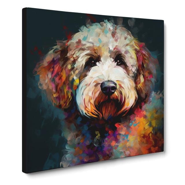 Labradoodle Abstract Art No.1 - Print Marlow Home Co. on Productcaster.