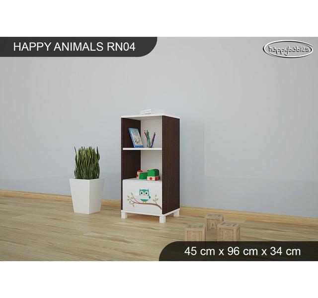 45cm W Chip Resistant Animals Kids Cube Happy Babies Colour: Chestnut on Productcaster.