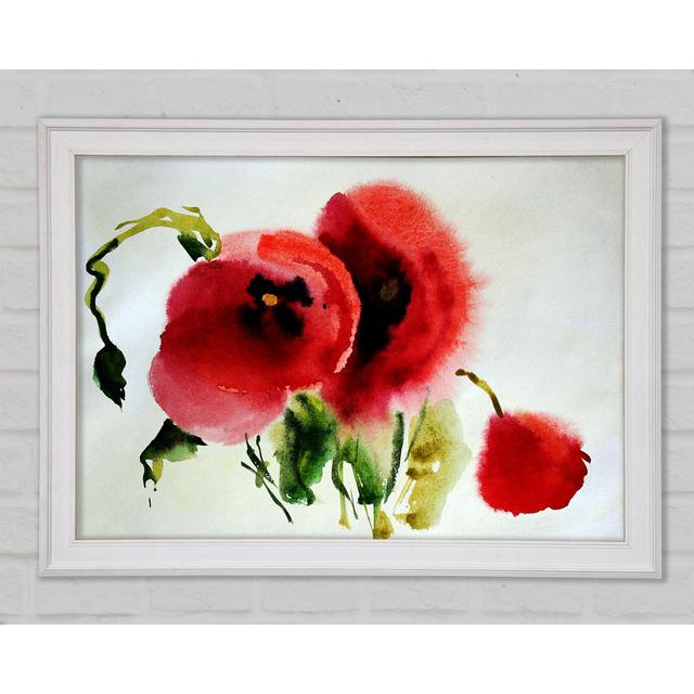 Poppy Vision - Single Picture Frame Art Prints Ophelia & Co. Size: 84.1cm H x 118.9cm W x 1.5cm D on Productcaster.