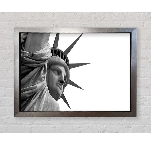 Statue of Liberty Close-Up - Single Picture Frame Art Prints Bright Star Size: 42cm H x 59.7cm W x 3.4cm D on Productcaster.