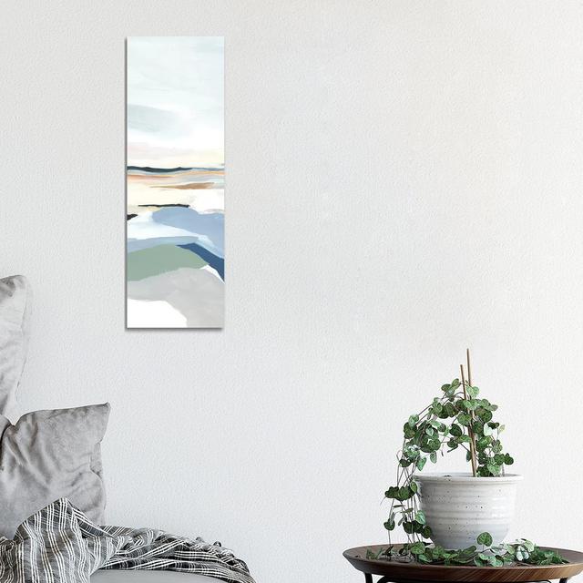 Seaside Day III Highland Dunes Size: 91.44cm H x 30.48cm W x 1.91cm D, Format: Wrapped Canvas on Productcaster.