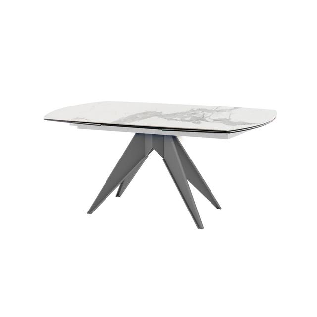 MINOSSE Dining Table Target Point Table Base Colour: Graphite, Table Top Colour: Fiordibosco on Productcaster.