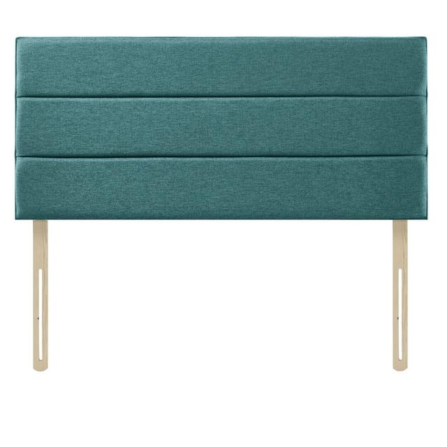 Eri Upholstered Headboard 17 Stories Colour: Teal, Size: Kingsize (5') on Productcaster.