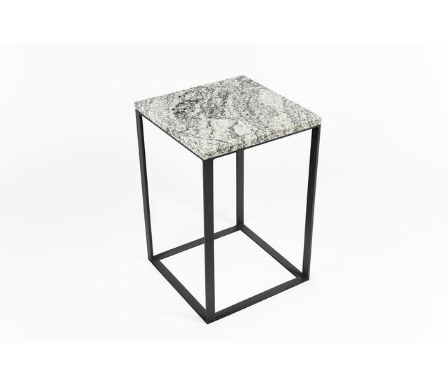 Jaskeerat Marcel Side Table Ebern Designs Table Base Colour: Black on Productcaster.