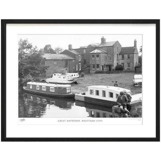 Great Haywood, Boatyard C1955 - Single Picture Frame Print The Francis Frith Collection Size: 60cm H x 80cm W x 2.3cm D on Productcaster.