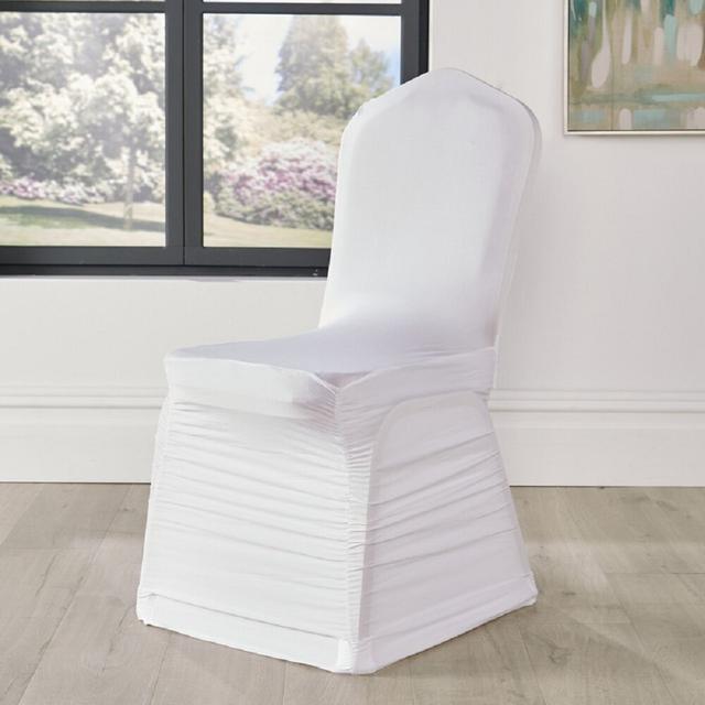 Ruffled Patio Chair Cover (Set of 100) Marlow Home Co. on Productcaster.