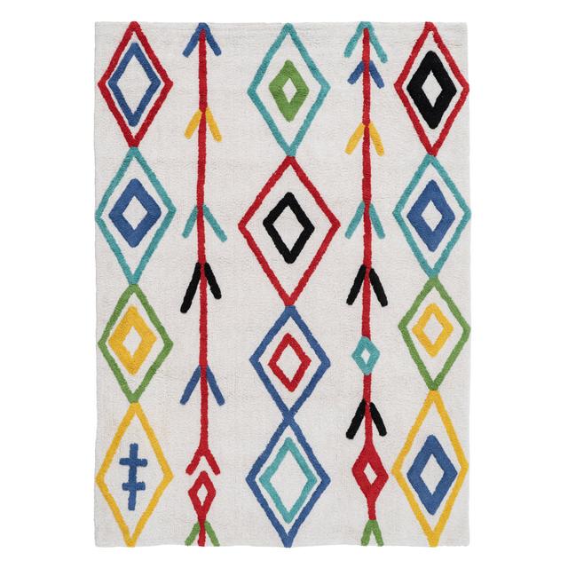 Aymeline Ikat Machine Woven Area Rug Gracie Oaks Rug Size: Rectangle 120 x 160cm on Productcaster.