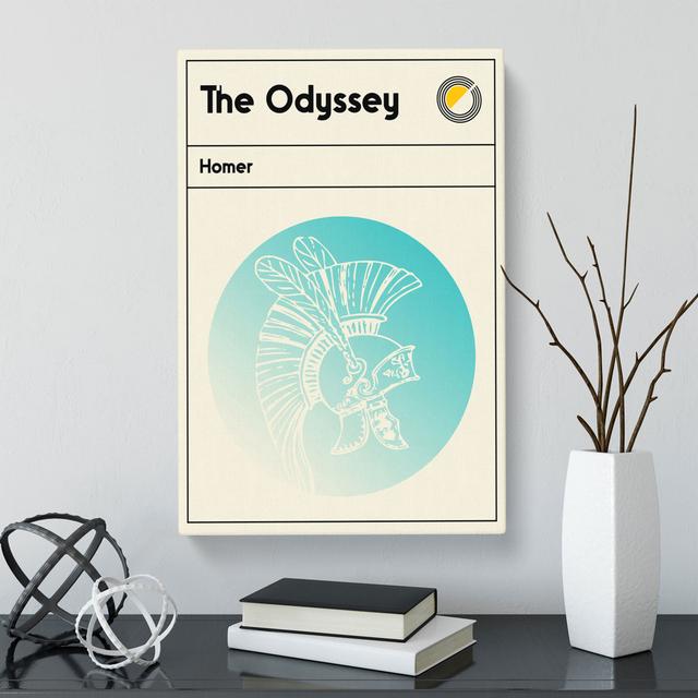 Book Cover The Odyssey Homer - Wrapped Canvas Print East Urban Home Size: 60cm H x 40cm W x 3cm D on Productcaster.