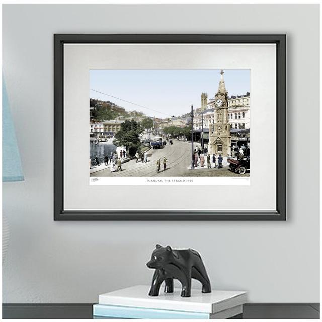 'Torquay, the Strand 1920' by Francis Frith - Picture Frame Photograph Print on Paper The Francis Frith Collection Size: 40cm H x 50cm W x 2.3cm D on Productcaster.