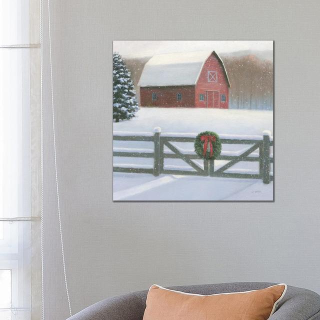 Christmas Affinity VI Crop by James Wiens - Wrapped Canvas Gallery-Wrapped Canvas Giclée Brambly Cottage Size: 66.04cm H x 66.04cm W x 1.9cm D on Productcaster.