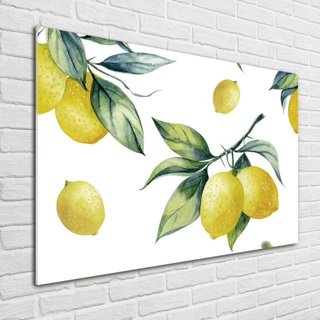 Glasbild Lemons Ebern Designs on Productcaster.