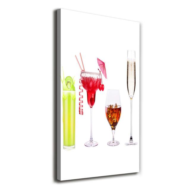 Bunte Cocktails - Kunstdrucke auf Leinwand ModernMoments on Productcaster.