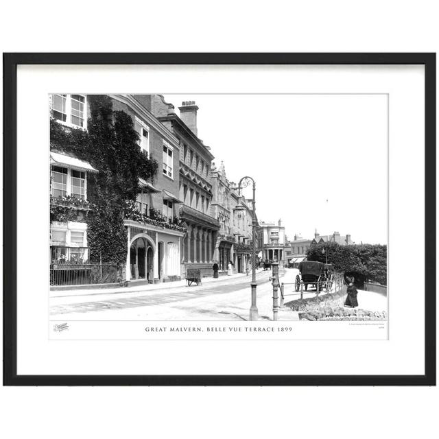 Great Malvern, Belle Vue Terrace 1899 by Francis Frith - Single Picture Frame Print The Francis Frith Collection Size: 28cm H x 36cm W x 2.3cm D on Productcaster.