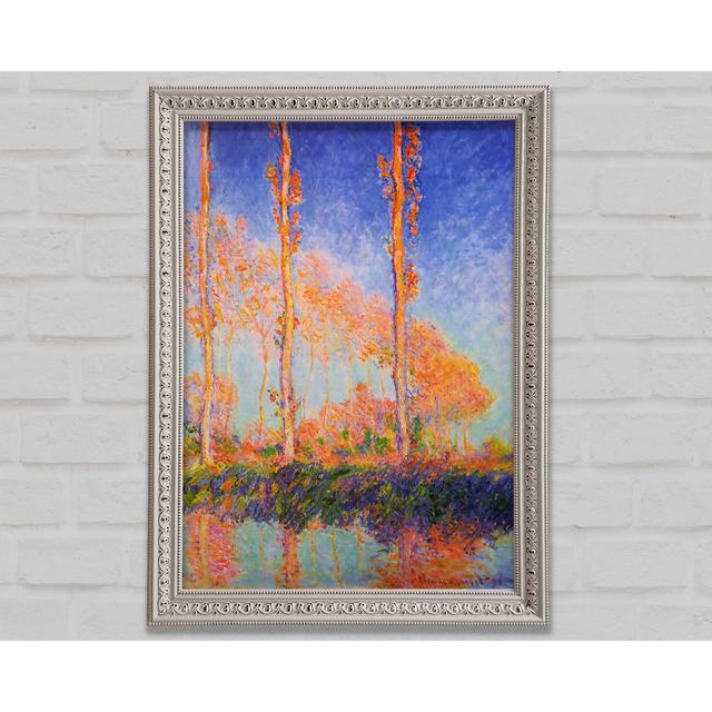 Claude Monet Poplars At Philadelphia Framed Print Bright Star Size: 42cm H x 29.7cm W x 3cm D on Productcaster.