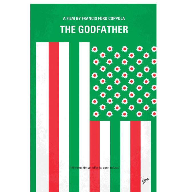 Godfather Minimal Movie Poster by Chungkong - Print on Canvas East Urban Home Size: 45.72cm H x 30.48cm W x 1.91cm D, Frame Option: No Frame on Productcaster.