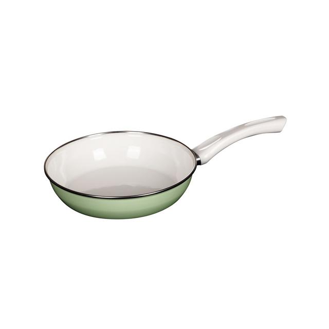 Frying pan Riess Kelomat Size: 28 cm diameter, Farbe (Außenseite): Green on Productcaster.