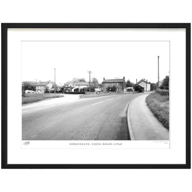 'Horseheath, Cross Roads C1960' by Francis Frith - Picture Frame Photograph Print on Paper The Francis Frith Collection Size: 60cm H x 80cm W x 2.3cm on Productcaster.