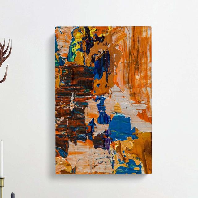 Abstract Art Painting Vol.426 by S.Johnson - Wrapped Canvas Painting Print East Urban Home Size: 91cm H x 60cm W x 3cm D on Productcaster.