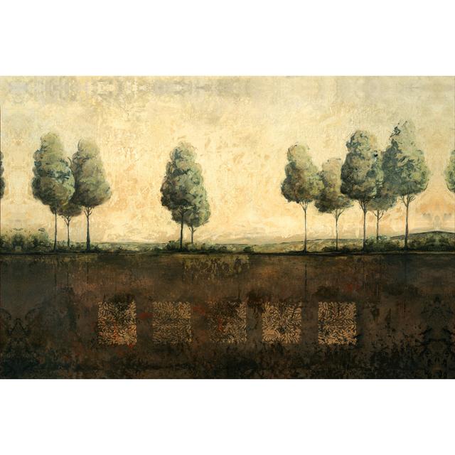 Greenscape - Wrapped Canvas Painting Marlow Home Co. Size: 51cm H x 76cm W x 3.8cm D on Productcaster.