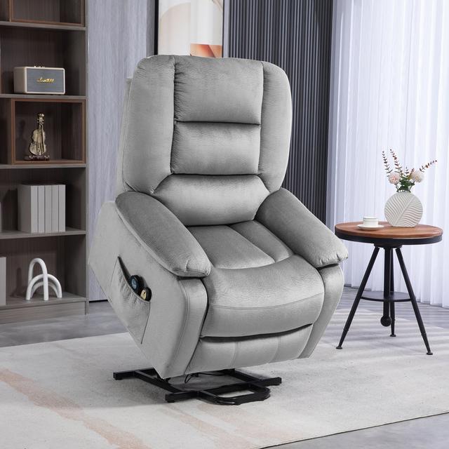 Power Lift Chair Latitude Run Upholstery Colour: Grey on Productcaster.