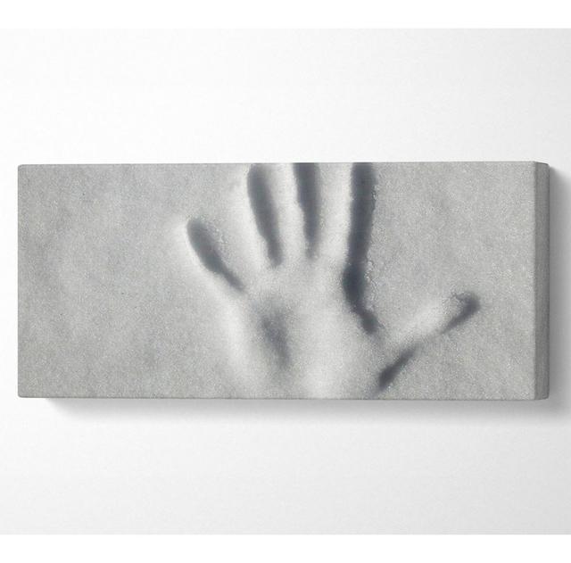 Hand Print of Time - Wrapped Canvas Art Prints Gracie Oaks Size: 71cm H x 162.5cm W on Productcaster.