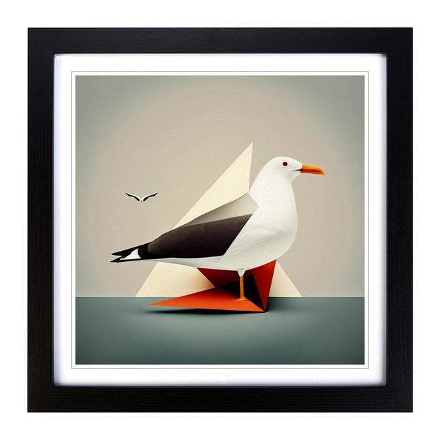 Seagull Suprematism No.1 House of Hampton Frame Colour: Black on Productcaster.